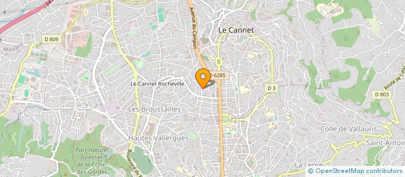 localisation de l'entreprise SOURCING METAL WORKING à LE CANNET