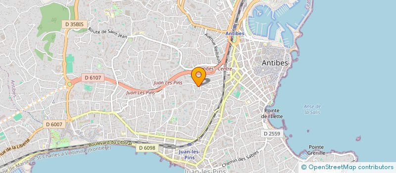 localisation de l'entreprise SOURCING SPECIALISTS à ANTIBES