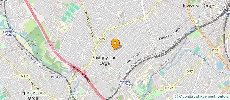 localisation de l'entreprise SOURCINO à SAVIGNY-SUR-ORGE
