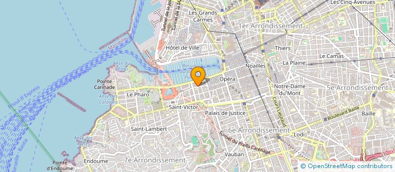 localisation de l'entreprise SOURDARAS à MARSEILLE