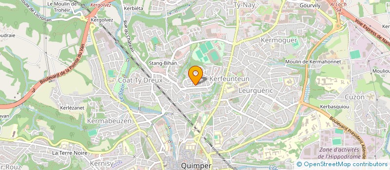 localisation de l'entreprise SOURDEAU CONSULTING à QUIMPER