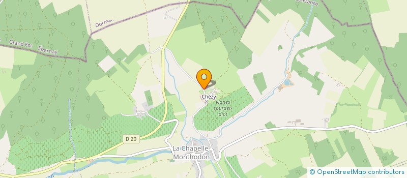 localisation de l'entreprise SOURDET-DIOT à VALLEES EN CHAMPAGNE