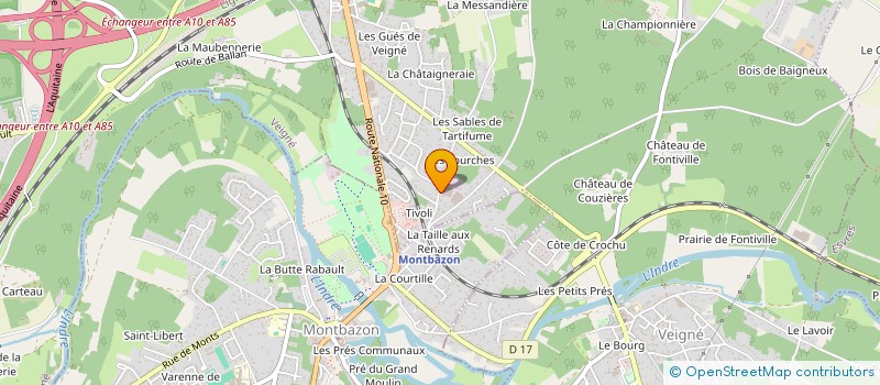 localisation de l'entreprise SOURDILLON à VEIGNE