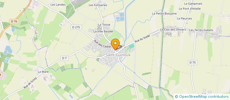 localisation de l'entreprise SOURDIN GOURMAND  SAINT-GUINOUX