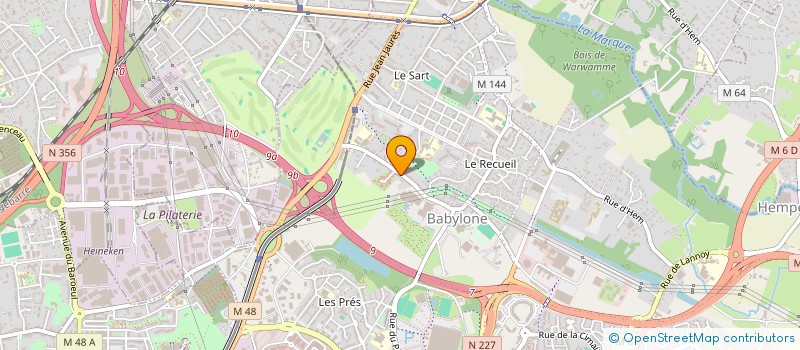 localisation de l'entreprise SOURDMEDIA à VILLENEUVE-D'ASCQ