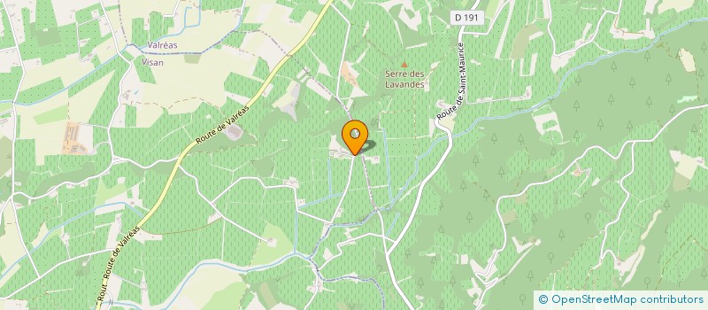 localisation de l'entreprise SOURDON  VISAN