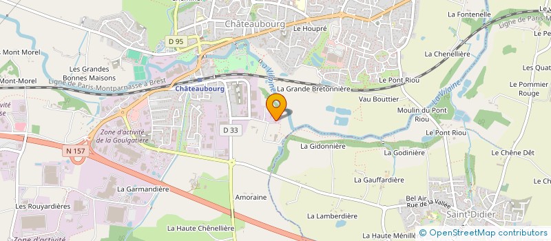 localisation de l'entreprise SOURDRILLE  CHATEAUBOURG