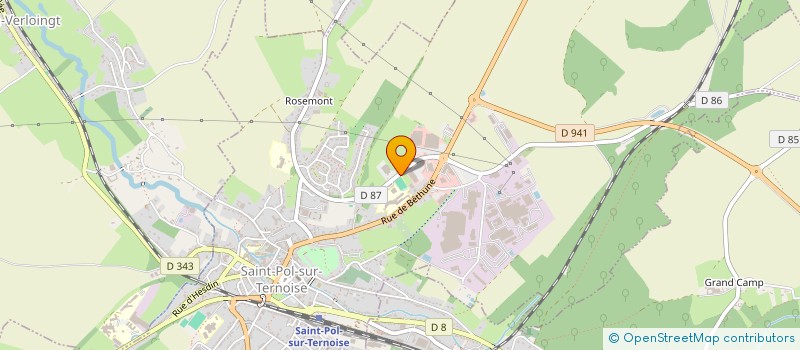 localisation de l'entreprise SOUREY à SAINT-POL-SUR-TERNOISE