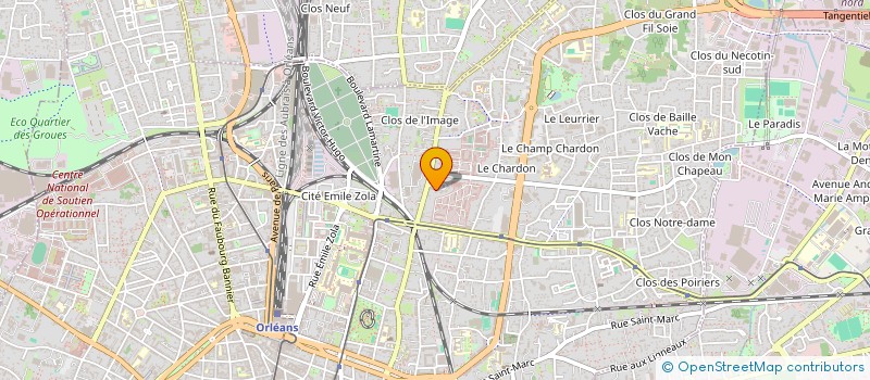 localisation de l'entreprise SOURICETTE ET LAPINOU à ORLEANS