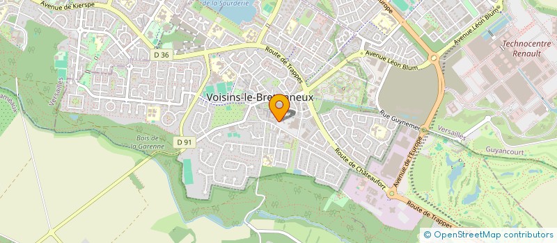 localisation de l'entreprise SOURIDENT à MONTIGNY-LE-BRETONNEUX