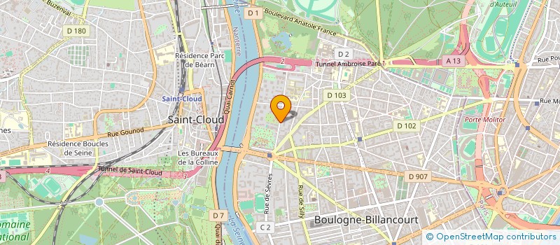 localisation de l'entreprise SOURILE à BOULOGNE-BILLANCOURT