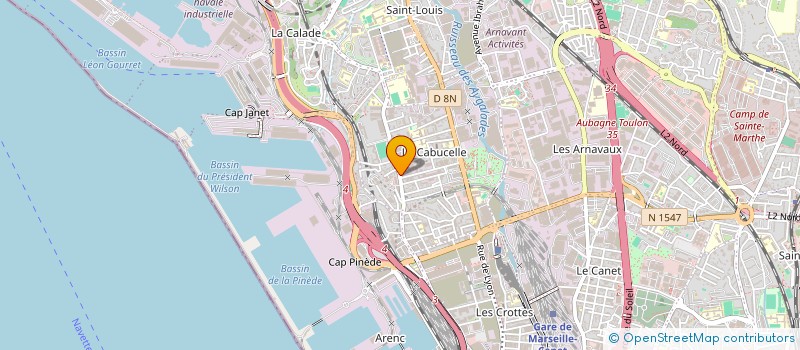 localisation de l'entreprise SOURILEN TRANSPORTS SAS à MARSEILLE 15EME