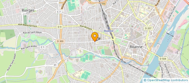 localisation de l'entreprise SOURIONS ENSEMBLE à ROANNE