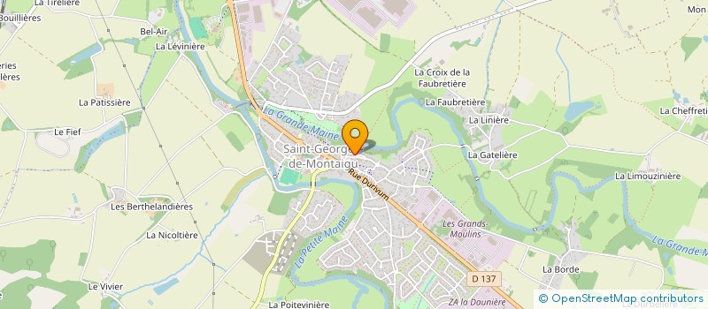 localisation de l'entreprise SOURIPRO  MONTAIGU-VENDEE