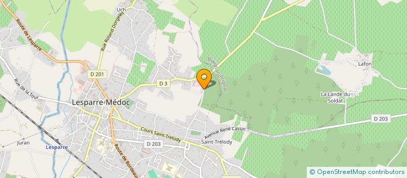 localisation de l'entreprise SOURIRE  LESPARRE-MEDOC