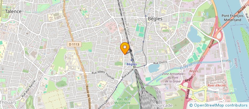 localisation de l'entreprise SOURIRE A LA VIE à BEGLES