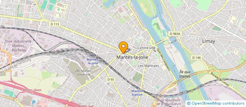 localisation de l'entreprise SOURIRE AUX LEVRES à MANTES-LA-JOLIE