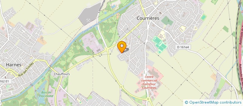 localisation de l'entreprise SOURIRE AVEC GAUTHIER à COURRIERES