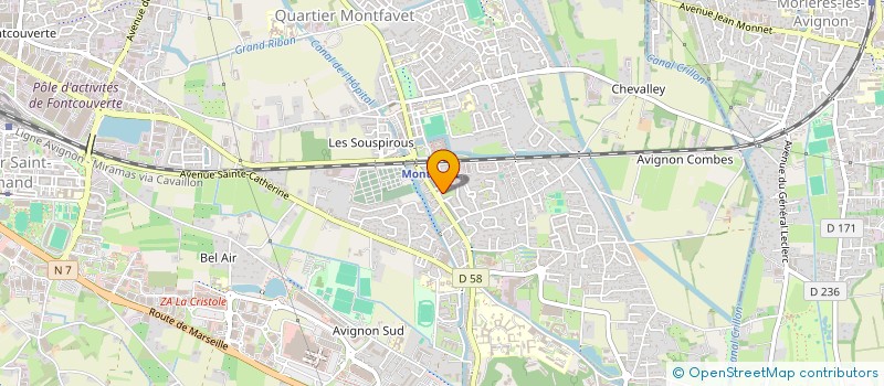 localisation de l'entreprise SOURIRE & BIO à AVIGNON