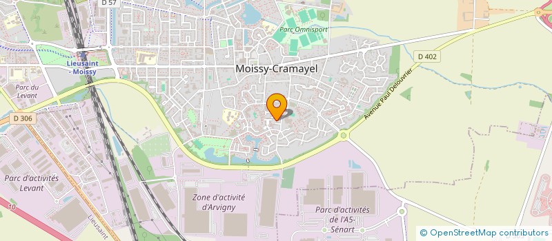 localisation de l'entreprise SOURIRE D'AVENIR à MOISSY-CRAMAYEL