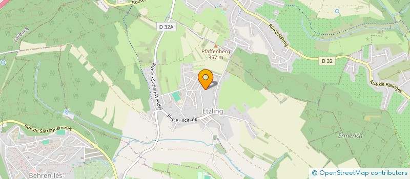 localisation de l'entreprise SOURIRE DE LORRAINE à ETZLING