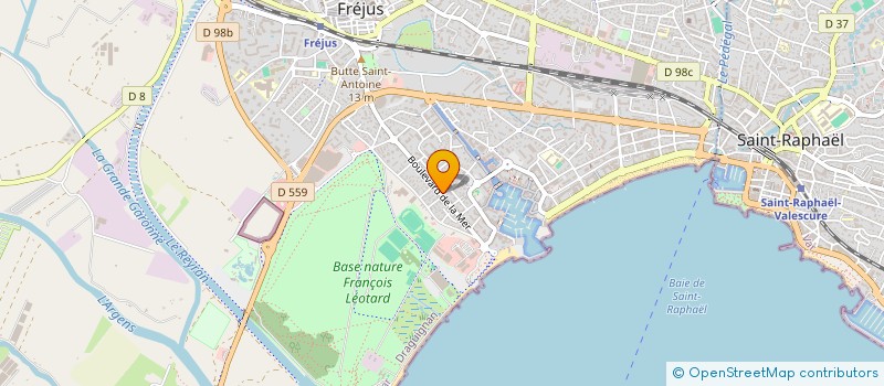 localisation de l'entreprise SOURIRE EN BEAUTE à FREJUS