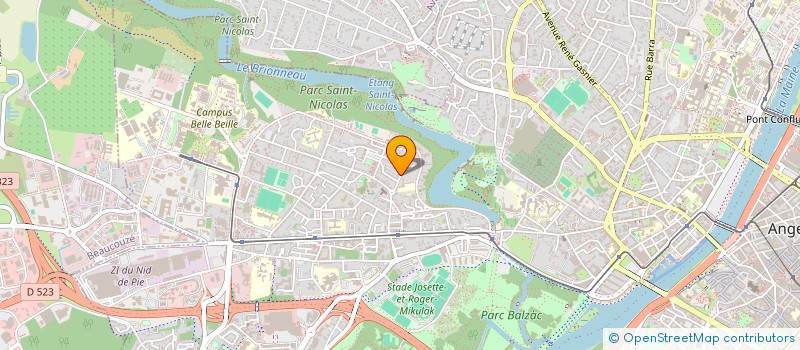 localisation de l'entreprise SOURIRE ET ESPERE UN AVENIR MEILLEUR à ANGERS