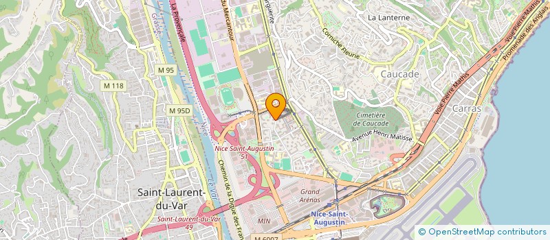 localisation de l'entreprise SOURIRE ET ESPOIR à NICE