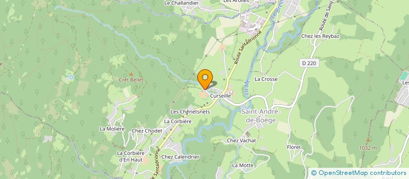 localisation de l'entreprise SOURIRE ET MAIN TENDUE  SAINT-ANDRE-DE-BOEGE