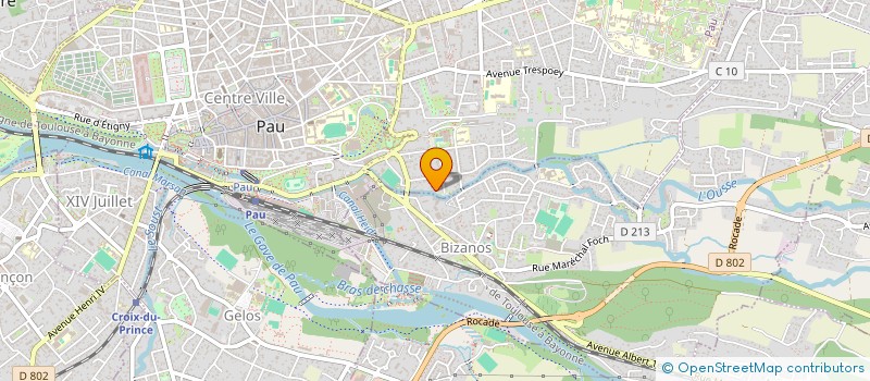 localisation de l'entreprise SOURIRE IMMOBILIER à PAU