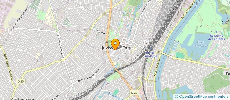 localisation de l'entreprise SOURIRE INNOCENT à JUVISY-SUR-ORGE