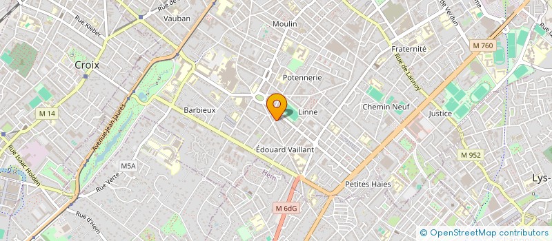 localisation de l'entreprise SOURIRE MEDICAL  ROUBAIX