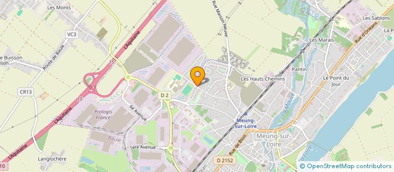 localisation de l'entreprise SOURIRE VAL DE LOIRE  MEUNG-SUR-LOIRE