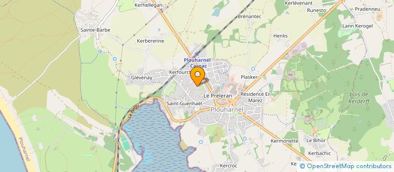 localisation de l'entreprise SOURIRES A LA VIE  PLOUHARNEL