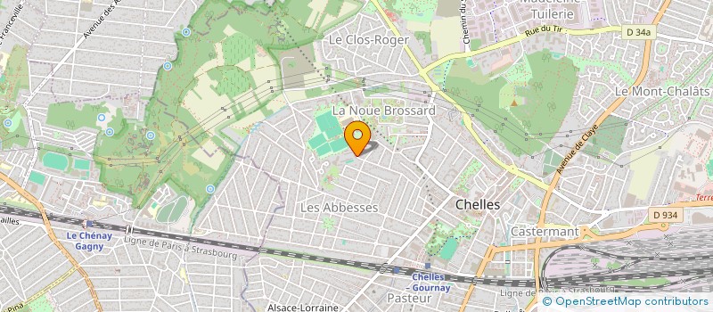 localisation de l'entreprise SOURIRES D'ENFANTS CHELLES à CHELLES