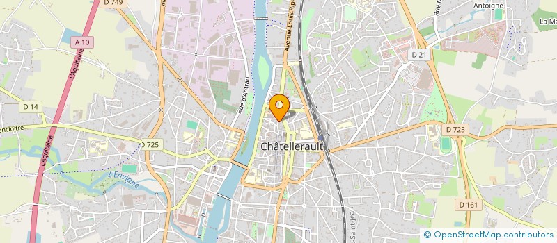 localisation de l'entreprise SOURIRES DE FEMMMES 86 à CHATELLERAULT