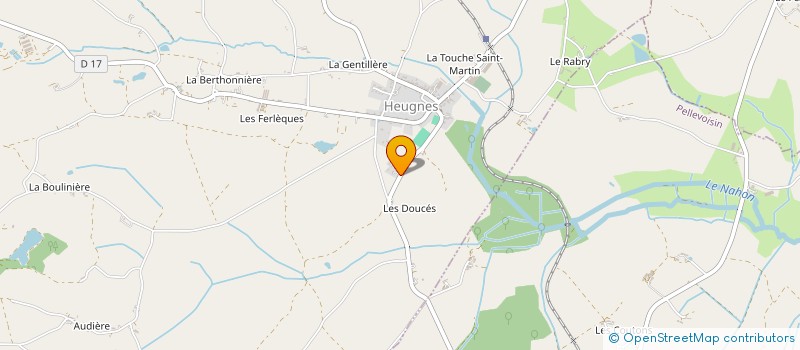 localisation de l'entreprise SOURIRES DU TERROIR à HEUGNES