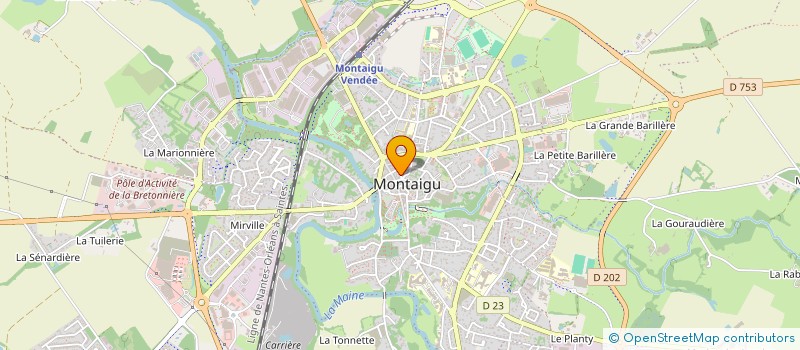 localisation de l'entreprise SOURIRES EN SARI à MONTAIGU-VENDEE