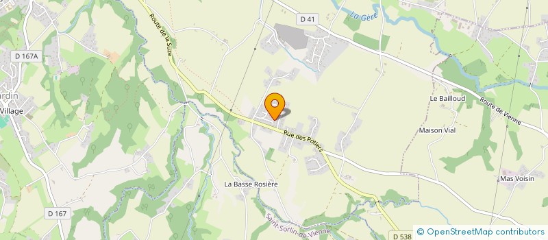 localisation de l'entreprise SOURIRES QU'ON S'AIME  ESTRABLIN