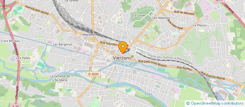 localisation de l'entreprise SOURIRES SANS FRONTIERES  VIERZON