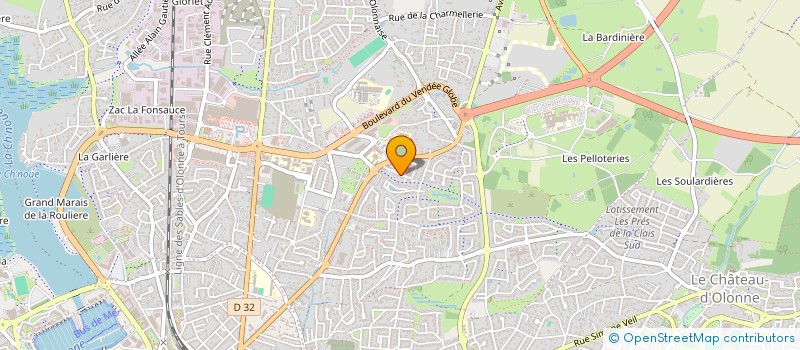 localisation de l'entreprise SOURIRES SANS FRONTIERES (SSF) à LES SABLES D'OLONNE
