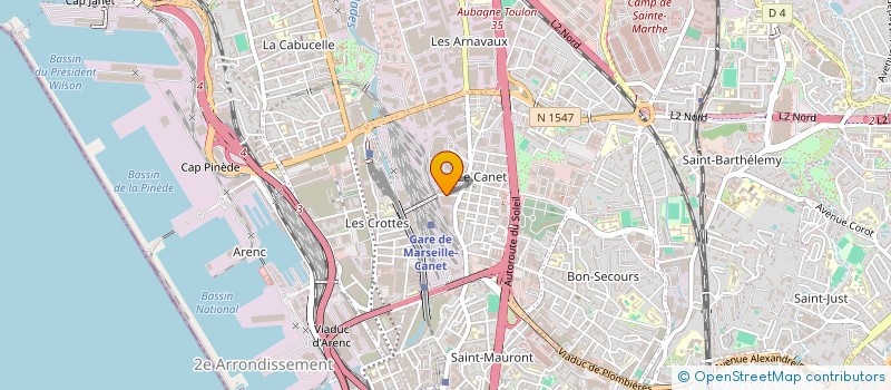 localisation de l'entreprise SOURIS à MARSEILLE