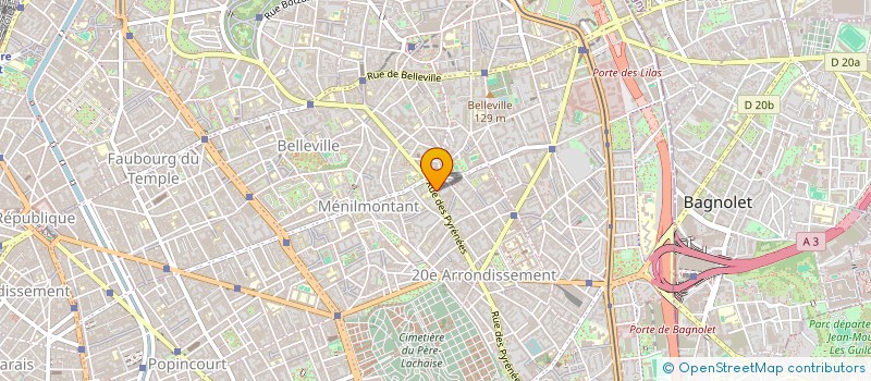 localisation de l'entreprise SOURIS  PARIS