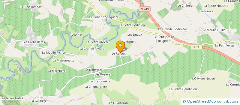 localisation de l'entreprise SOURIS'AU JARDIN à SEVREMOINE