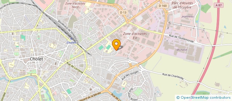 localisation de l'entreprise SOURIS EXPRESS à CHOLET