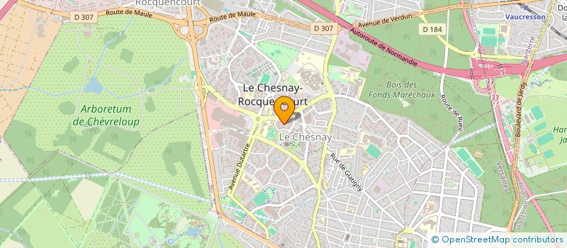 localisation de l'entreprise SOURN-MOTION  LE CHESNAY-ROCQUENCOURT