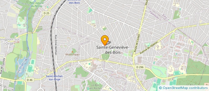localisation de l'entreprise SOURSDEY à SAINTE-GENEVIEVE-DES-BOIS