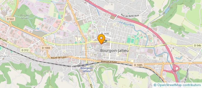localisation de l'entreprise SOURSOU à BOURGOIN-JALLIEU