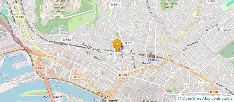 localisation de l'entreprise SOURY 7 à ROUEN