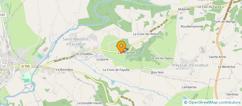 localisation de l'entreprise SOUS BOIS ET CANOPEES à SAINT-GERMAIN-DES-PRES